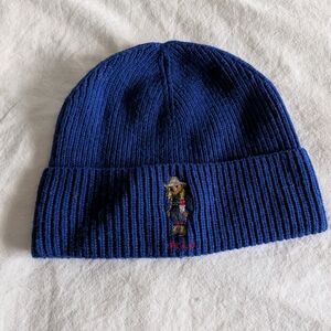 Polo by Ralph Lauren Blue Knit Beanie